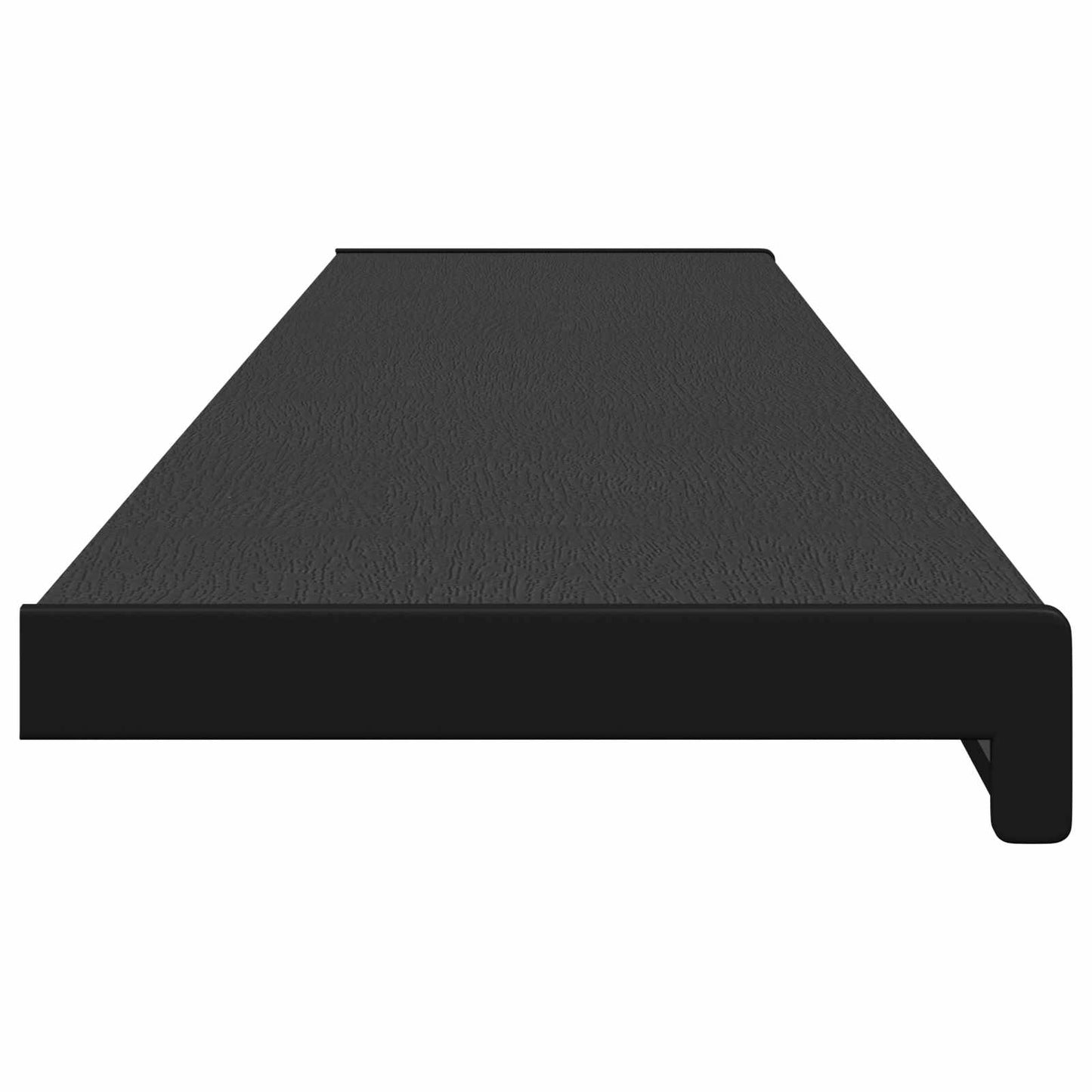 Ablakpárkány Fekete fa erezetű 140 x 20 x 4,5 cm PVC