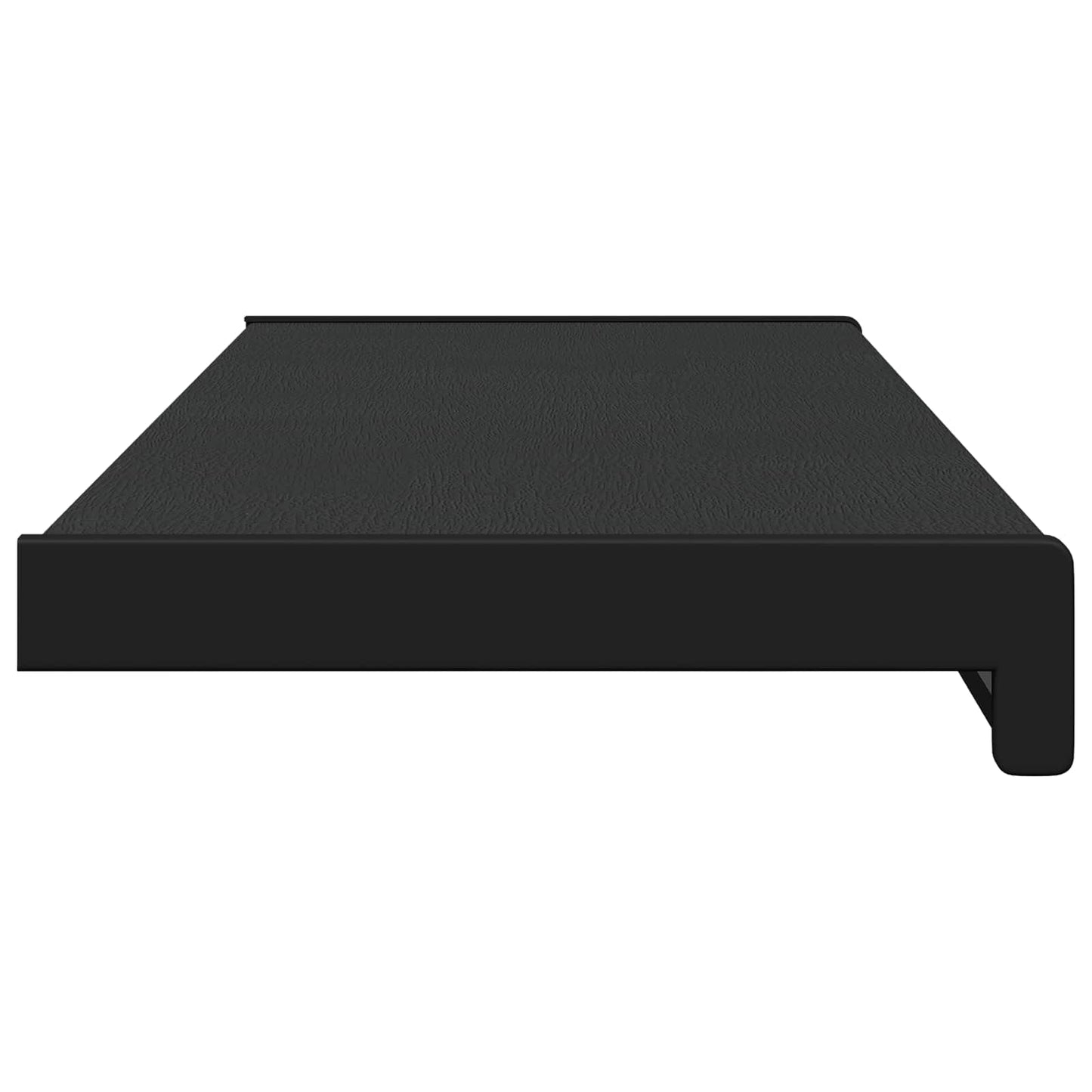 Ablakpárkány Fekete fa erezetű 100 x 25 x 4,5 cm PVC