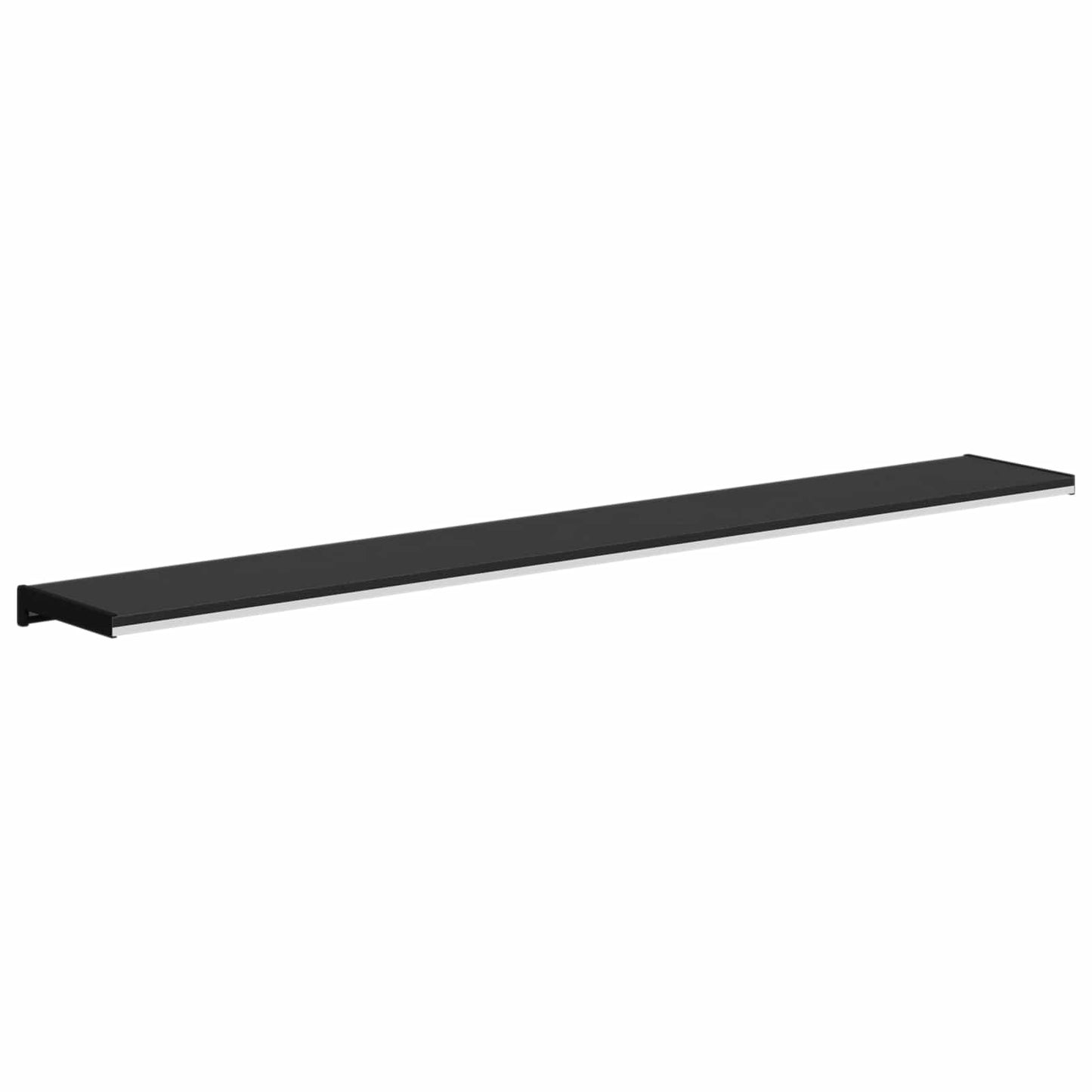 Ablakpárkány Fekete fa erezetű 140 x 25 x 4,5 cm PVC