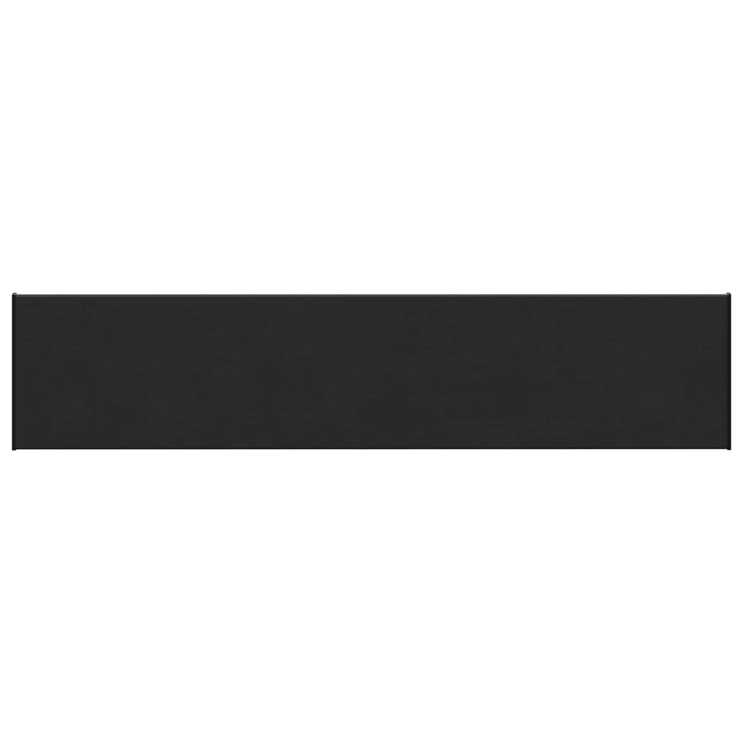 Ablakpárkány Fekete fa erezetű 140 x 35 x 4,5 cm PVC