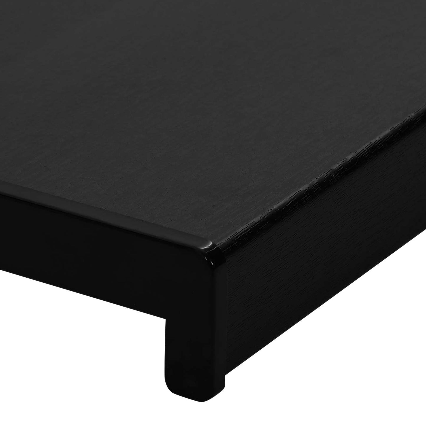 Ablakpárkány Fekete fa erezetű 100 x 40 x 4,5 cm PVC
