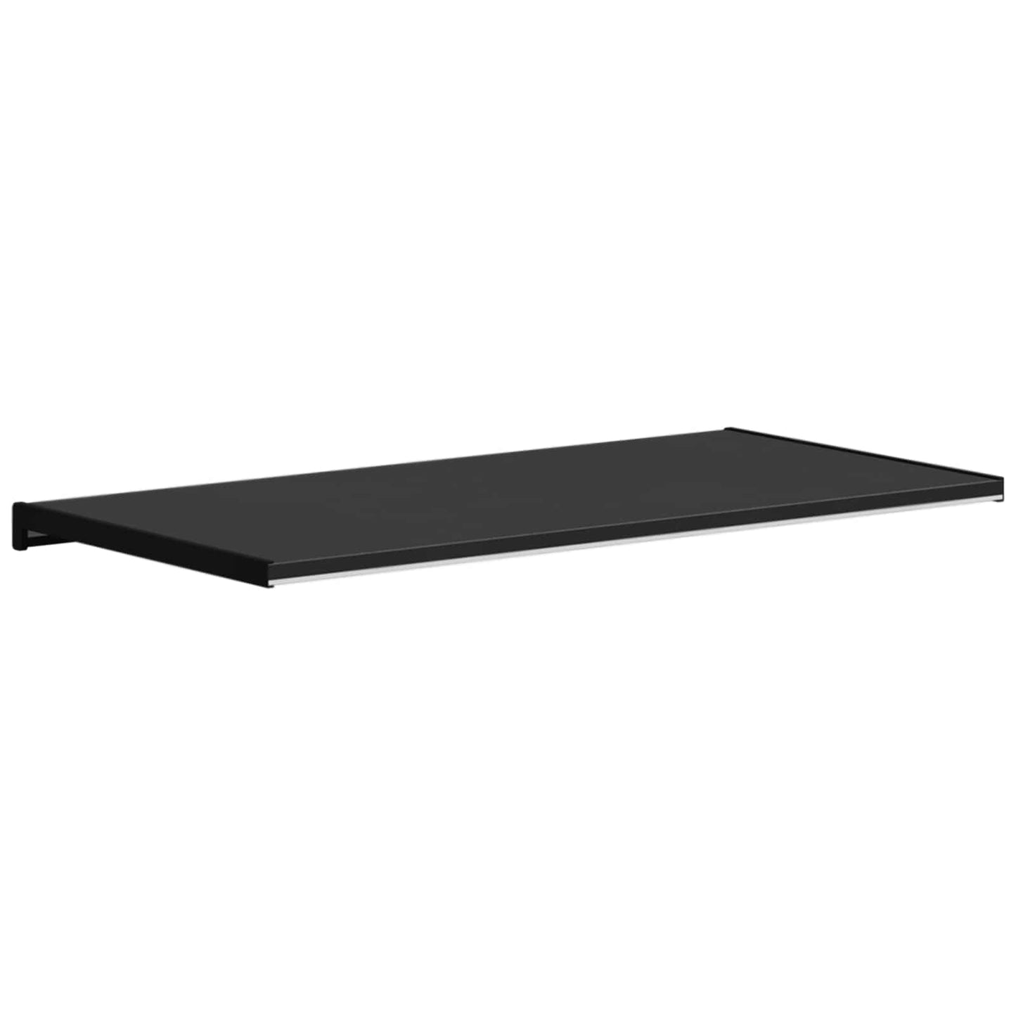 Ablakpárkány Fekete fa erezetű 100 x 40 x 4,5 cm PVC