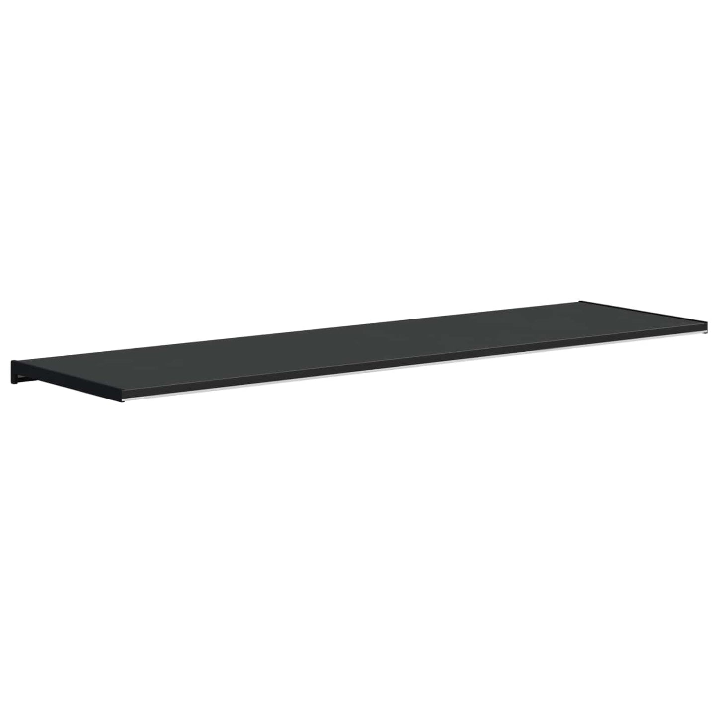 Ablakpárkány Fekete fa erezetű 140 x 40 x 4,5 cm PVC