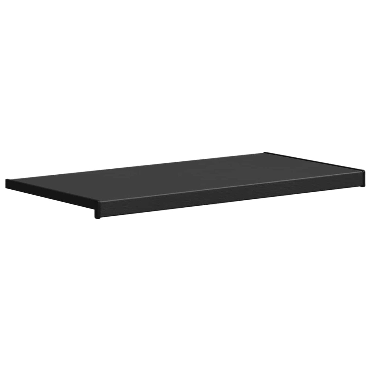 Ablakpárkány Fekete fa erezetű 100 x 45 x 4,5 cm PVC