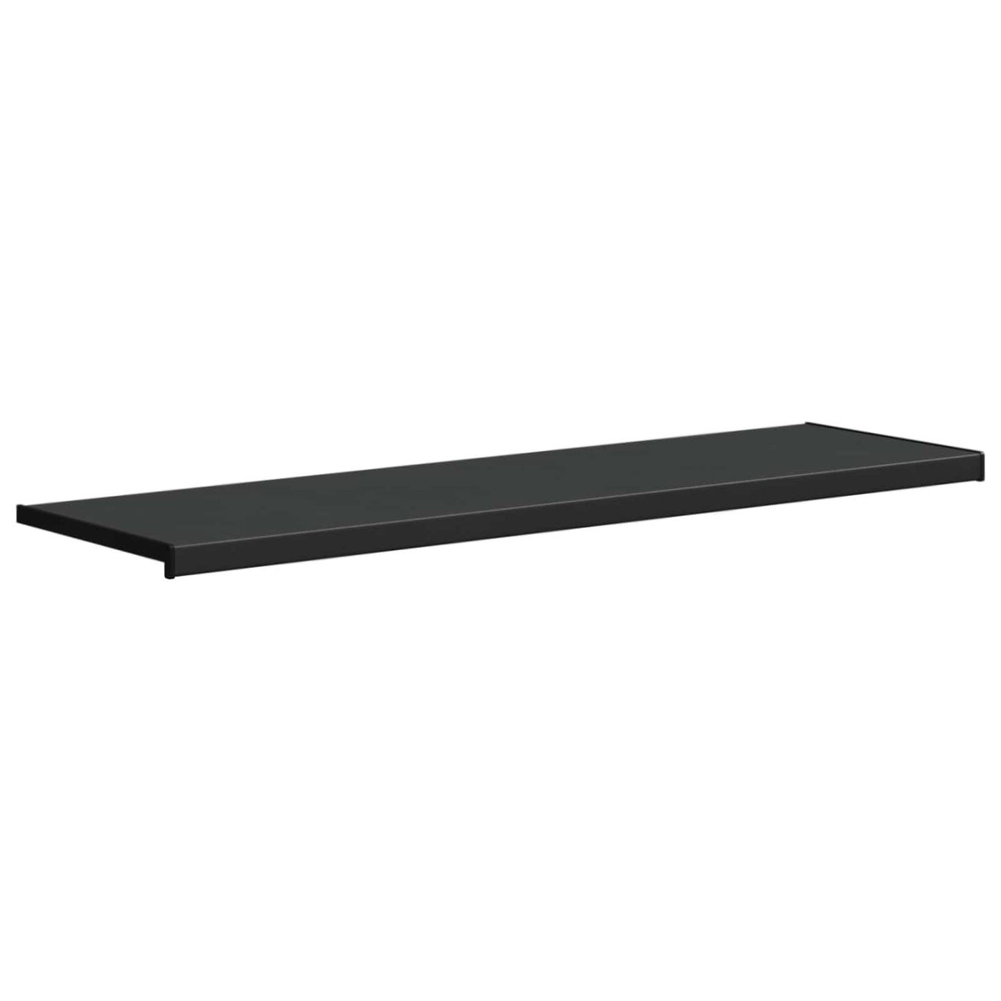 Ablakpárkány Fekete fa erezetű 140 x 45 x 4,5 cm PVC