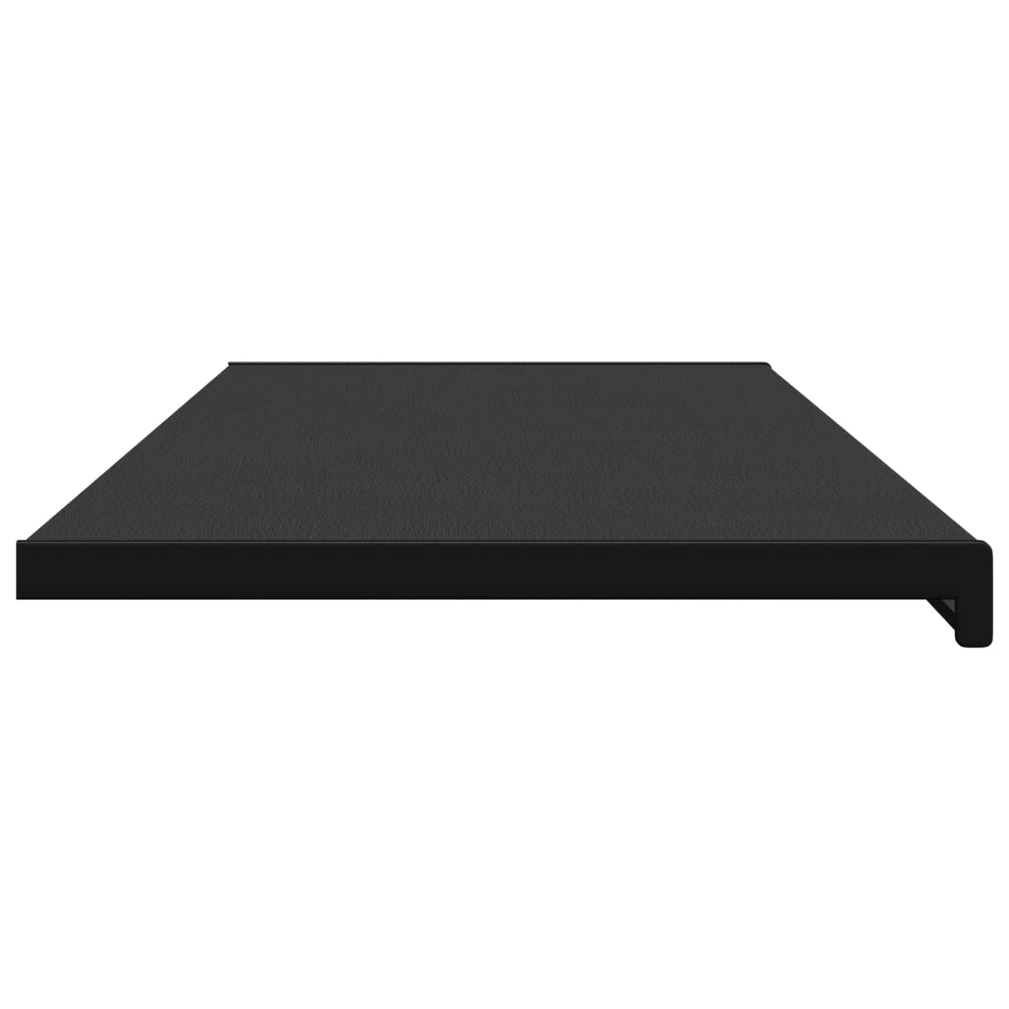 Ablakpárkány Fekete fa erezetű 160 x 45 x 4,5 cm PVC