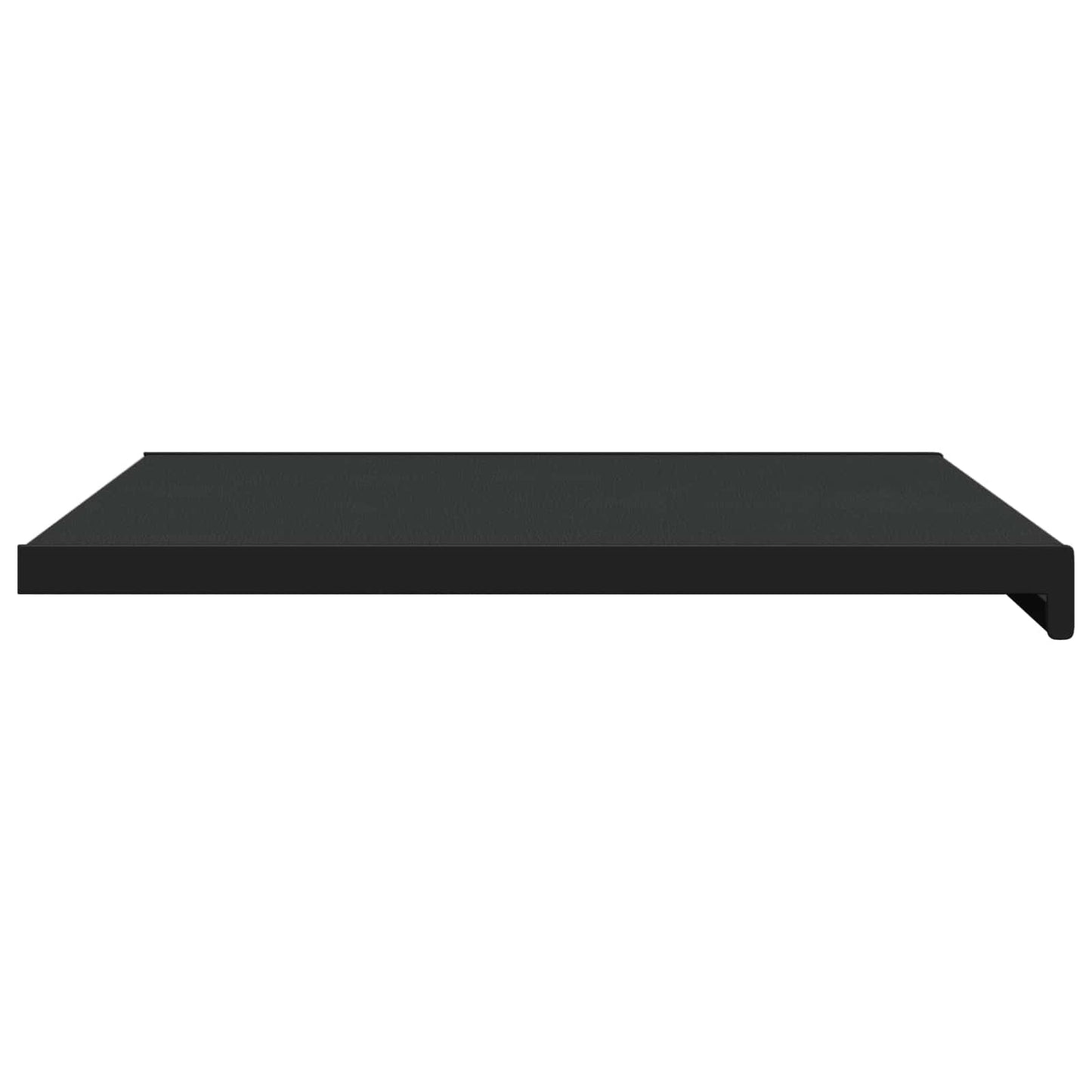 Ablakpárkány Fekete fa erezetű 60 x 50 x 4,5 cm PVC