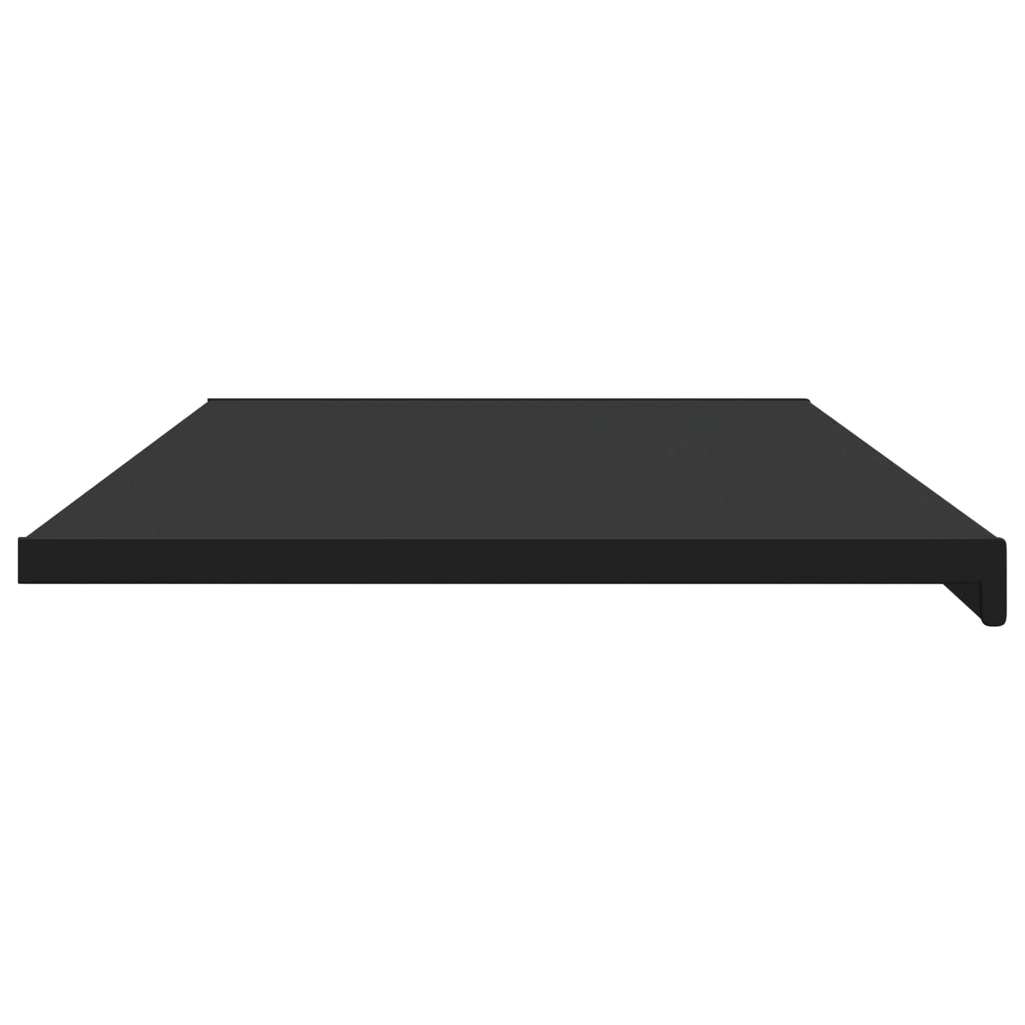 Ablakpárkány Fekete fa erezetű 140 x 50 x 4,5 cm PVC