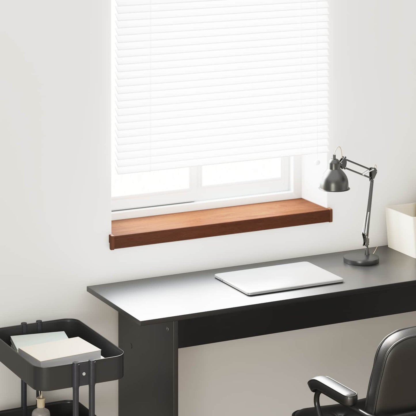 Ablakpárkány Barna fa 80 x 20 x 4,5 cm PVC