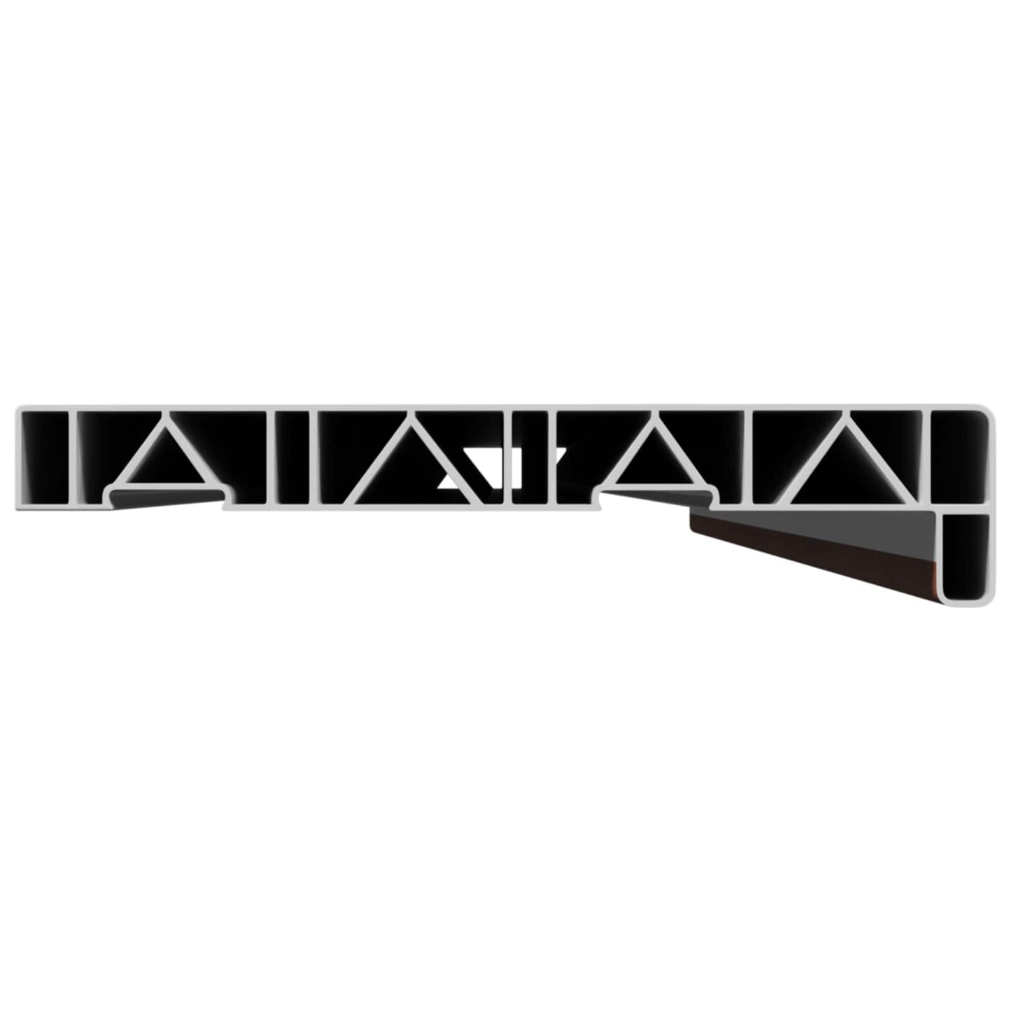 Ablakpárkány Barna fa 140 x 20 x 4,5 cm PVC