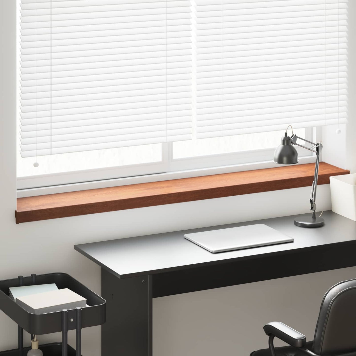 Ablakpárkány Barna fa 120 x 25 x 4,5 cm PVC
