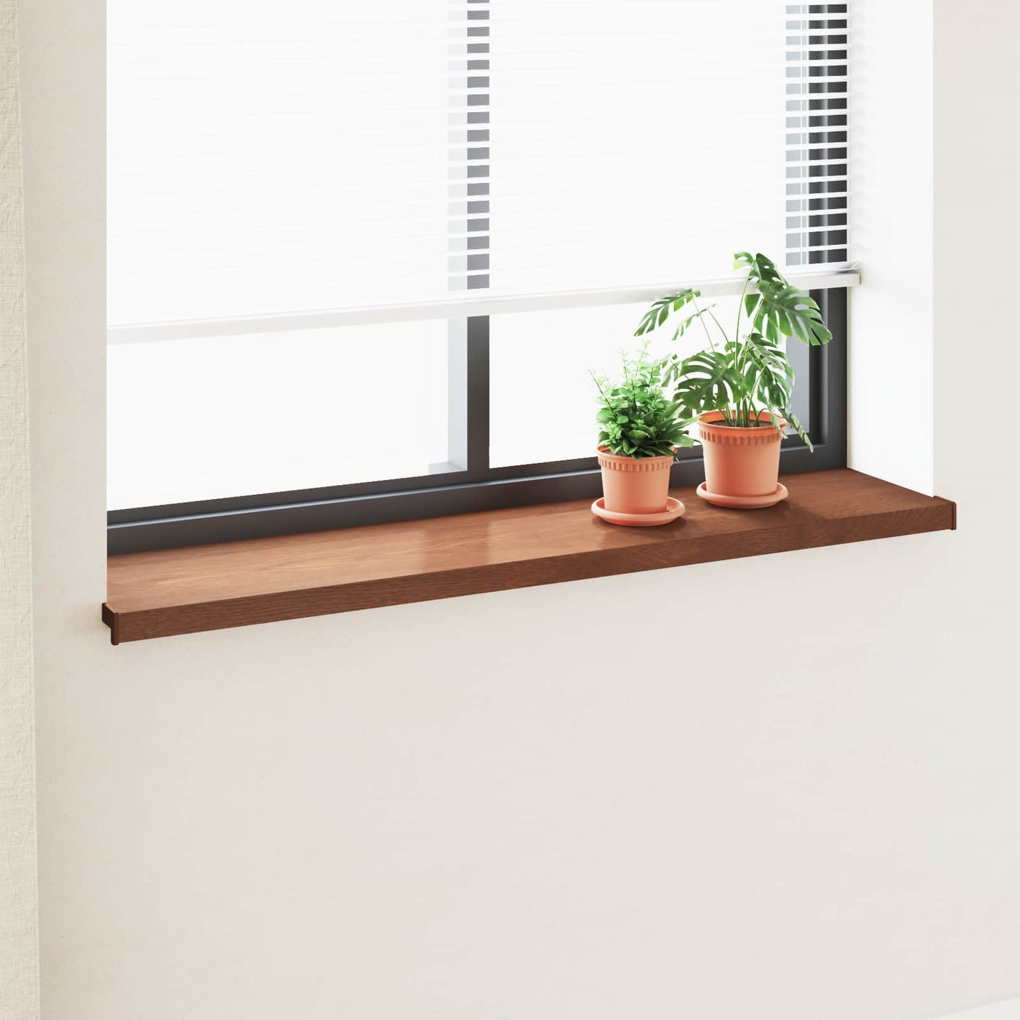Ablakpárkány Barna fa 140 x 30 x 4,5 cm PVC