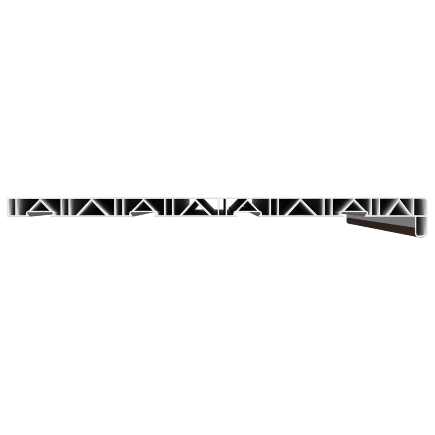 Ablakpárkány Barna fa 80 x 40 x 4,5 cm PVC