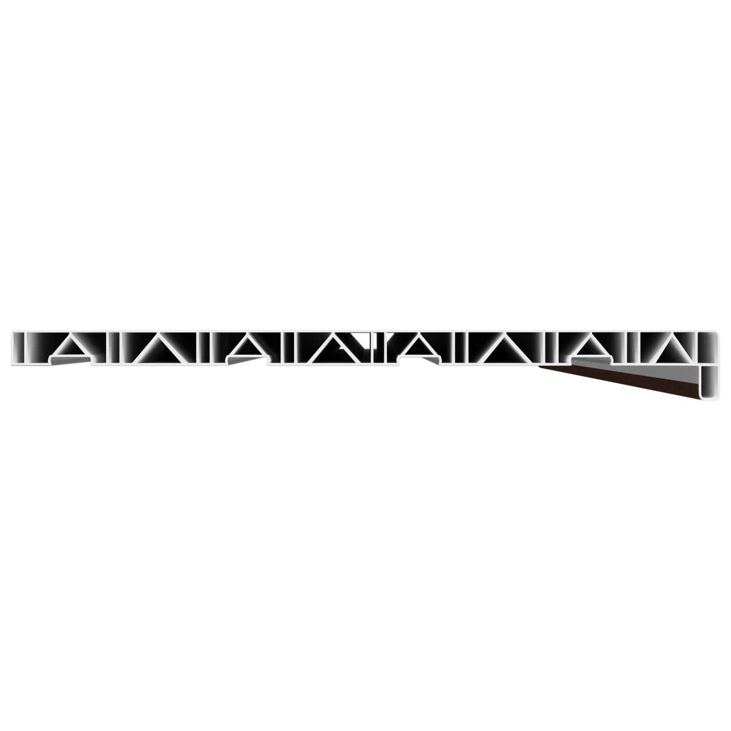 Ablakpárkány Barna fa 160 x 40 x 4,5 cm PVC
