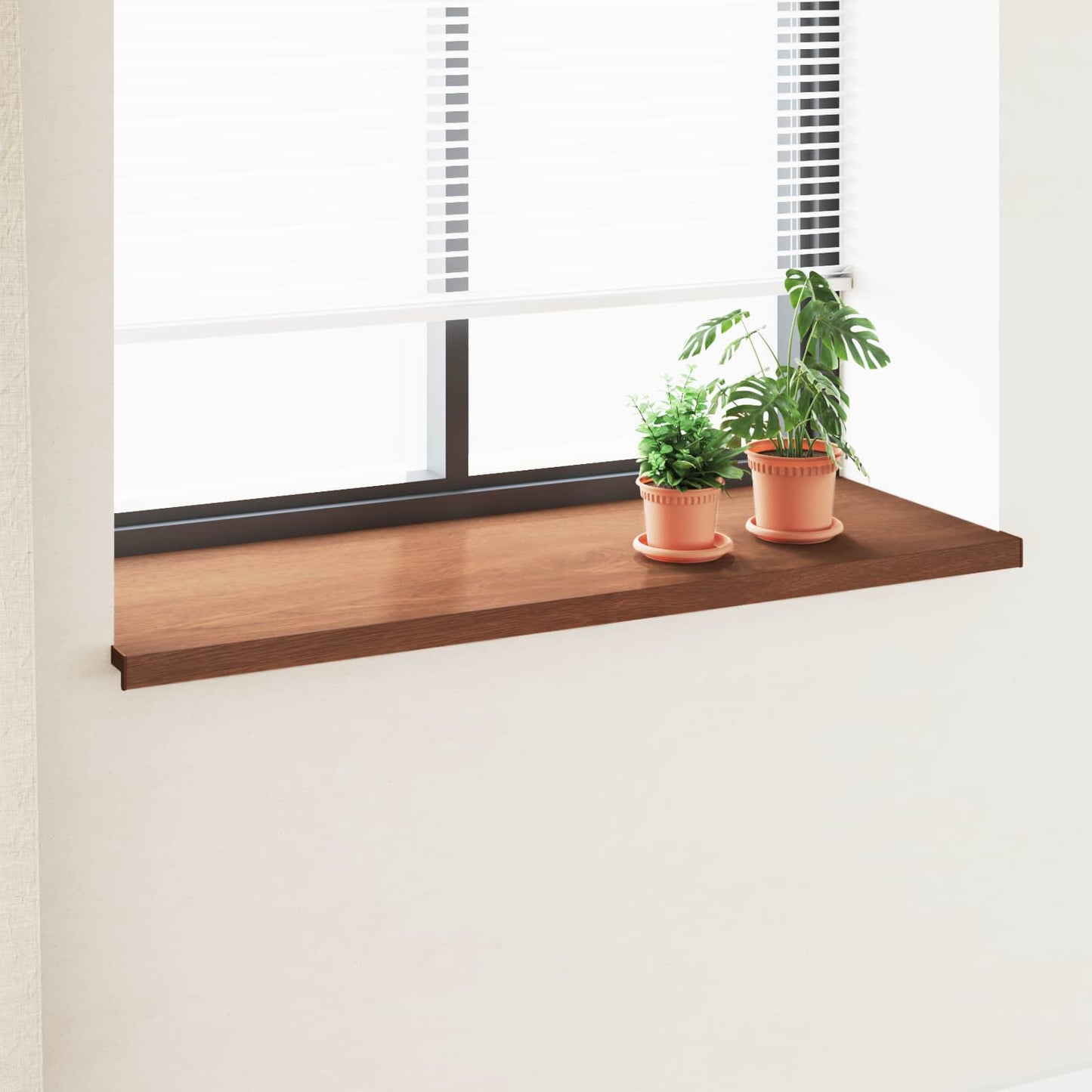 Ablakpárkány Barna fa 120 x 50 x 4,5 cm PVC