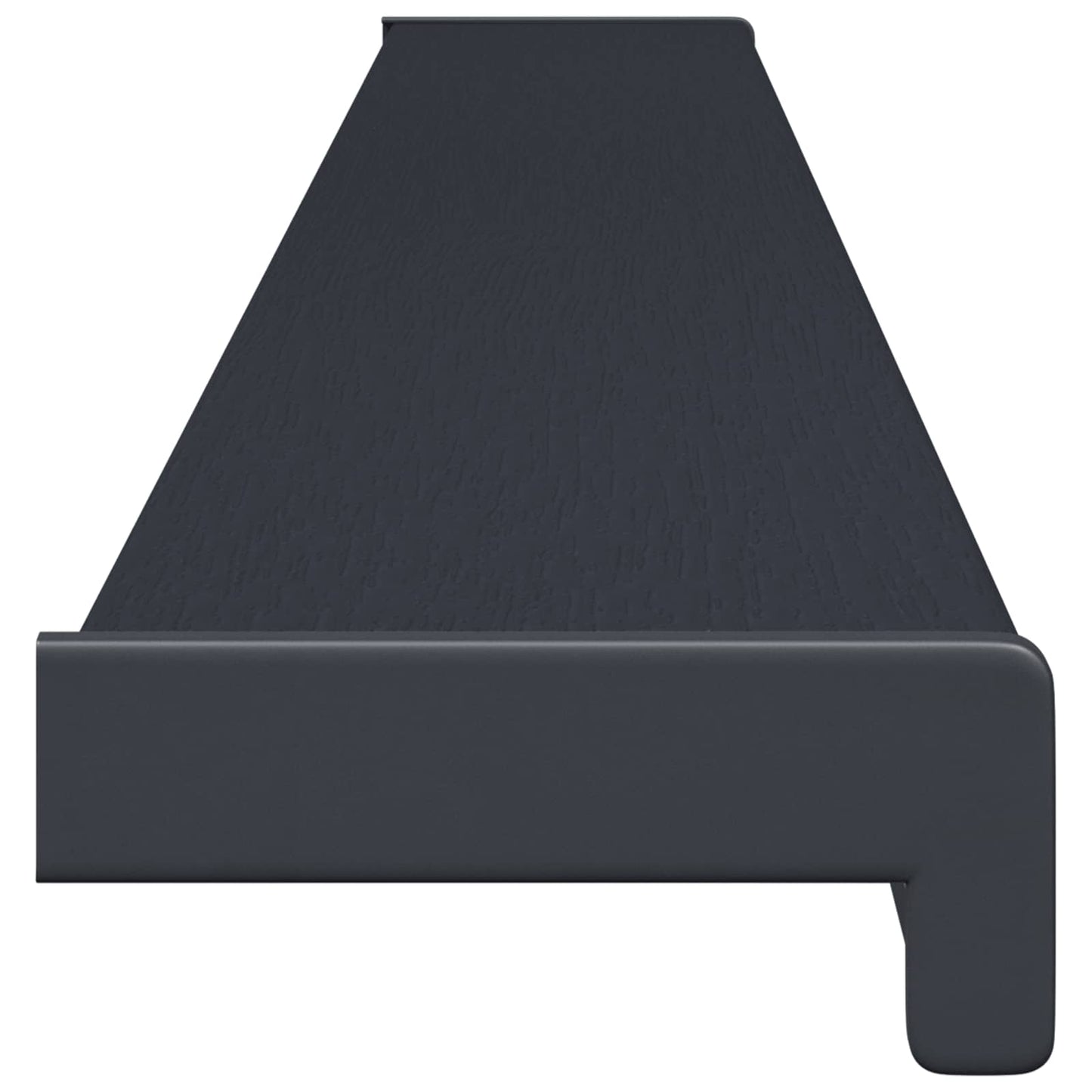 Ablakpárkány Antracit fa erezettel 120 x 15 x 4,5 cm PVC