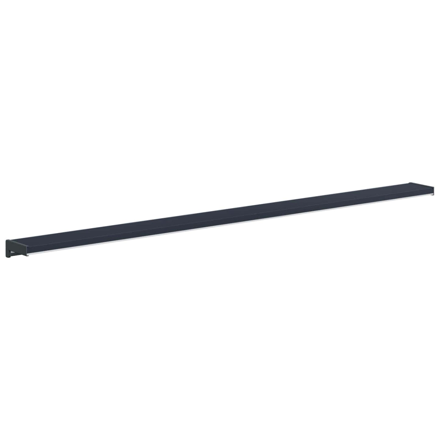 Ablakpárkány Antracit fa erezettel 140 x 15 x 4,5 cm PVC