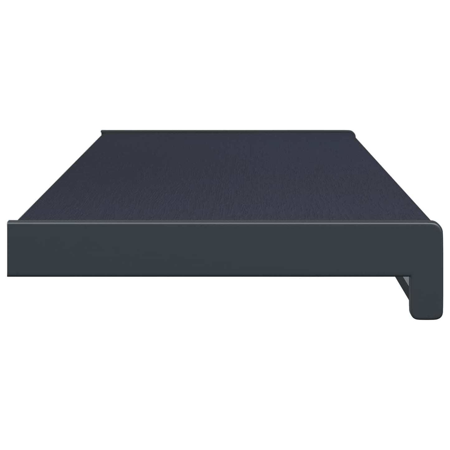 Ablakpárkány Antracit fa erezettel 80 x 20 x 4,5 cm PVC