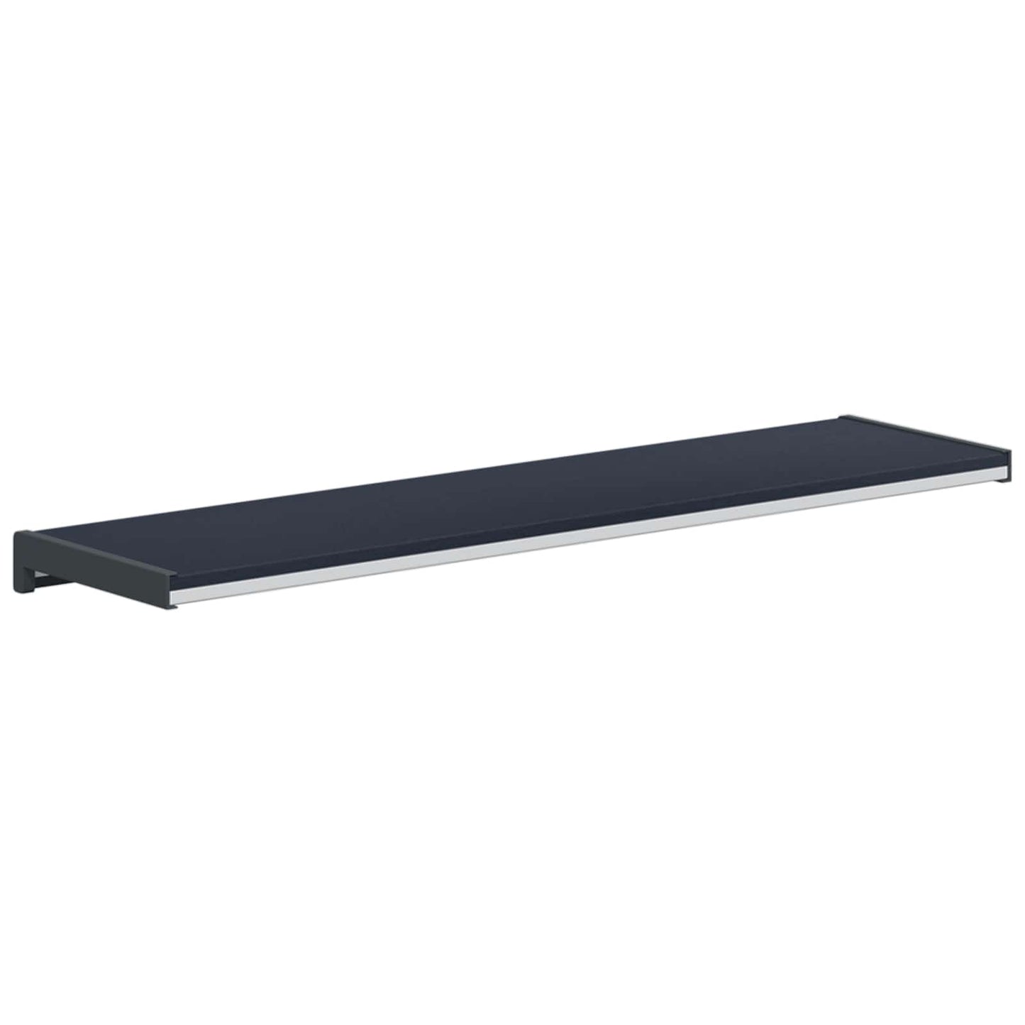 Ablakpárkány Antracit fa erezettel 80 x 25 x 4,5 cm PVC