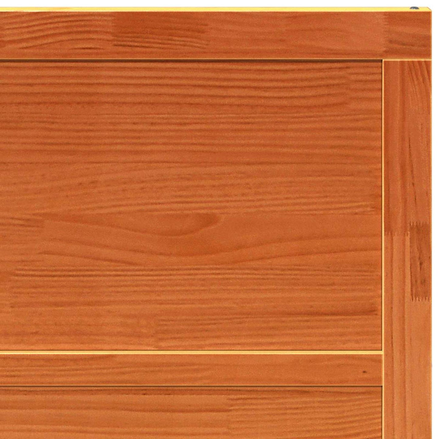 Istállóajtó Viaszbarna 100 x 2,5 x 208 cm Tömör Fenyőfa