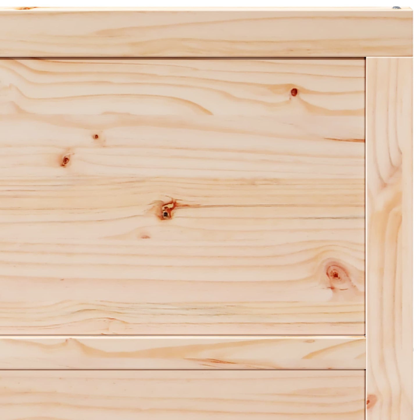 Istállóajtó Természetes 80 x 2,5 x 208 cm Tömör Fenyőfa