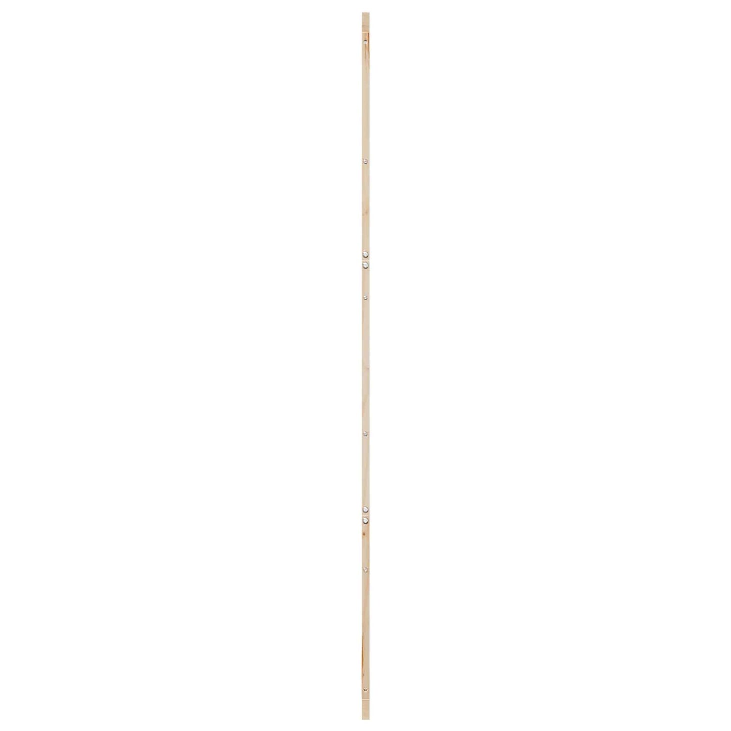 Istállóajtó Természetes 80 x 2,5 x 208 cm Tömör Fenyőfa