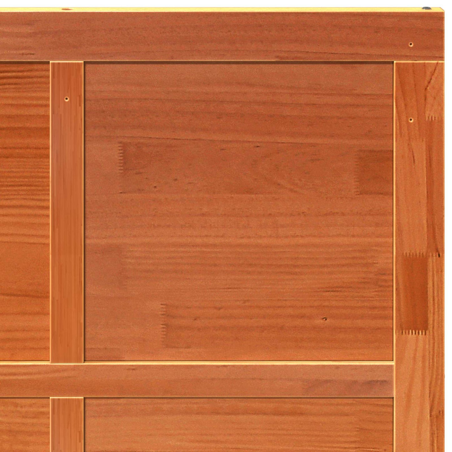 Istállóajtó Viaszbarna 80 x 2,5 x 208 cm Tömör Fenyőfa