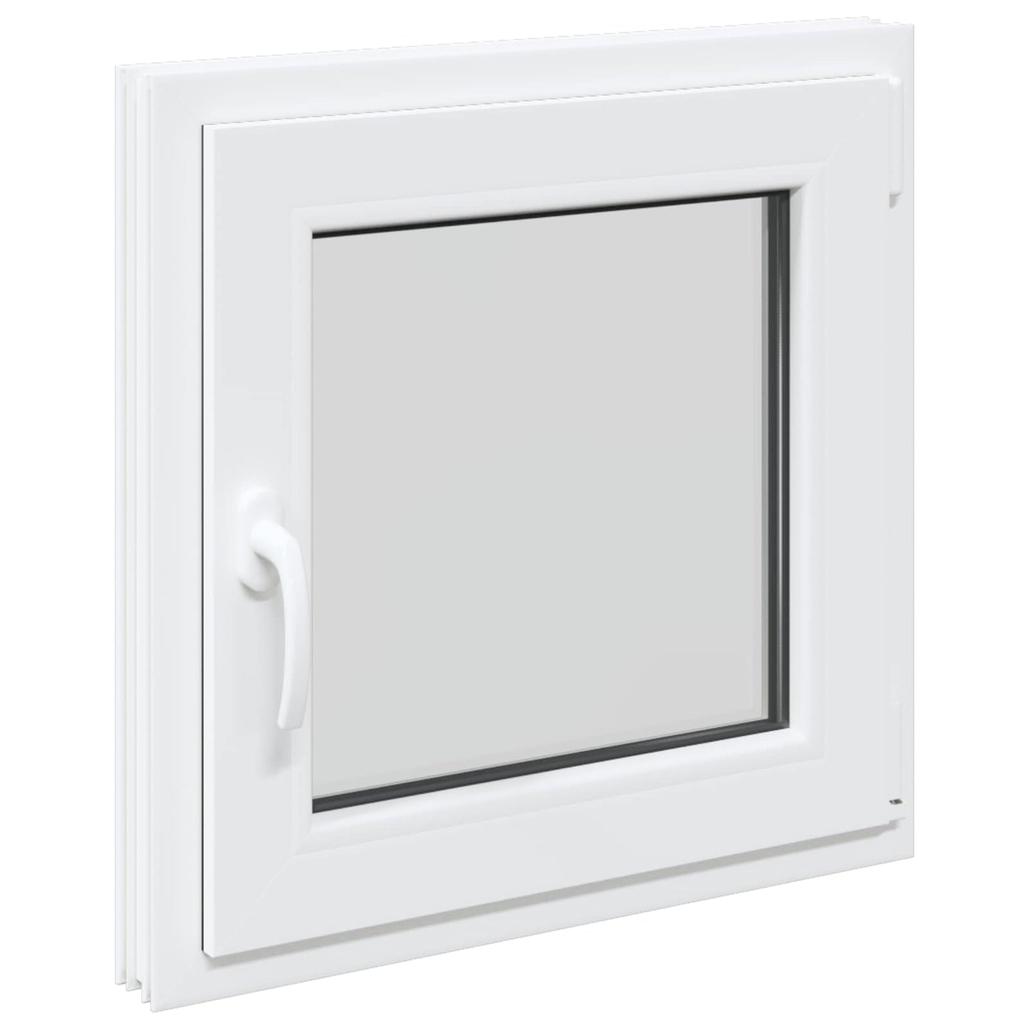 Dönthető és forgatható pinceablak RISOR 50 x 50 cm PVC és Üveg