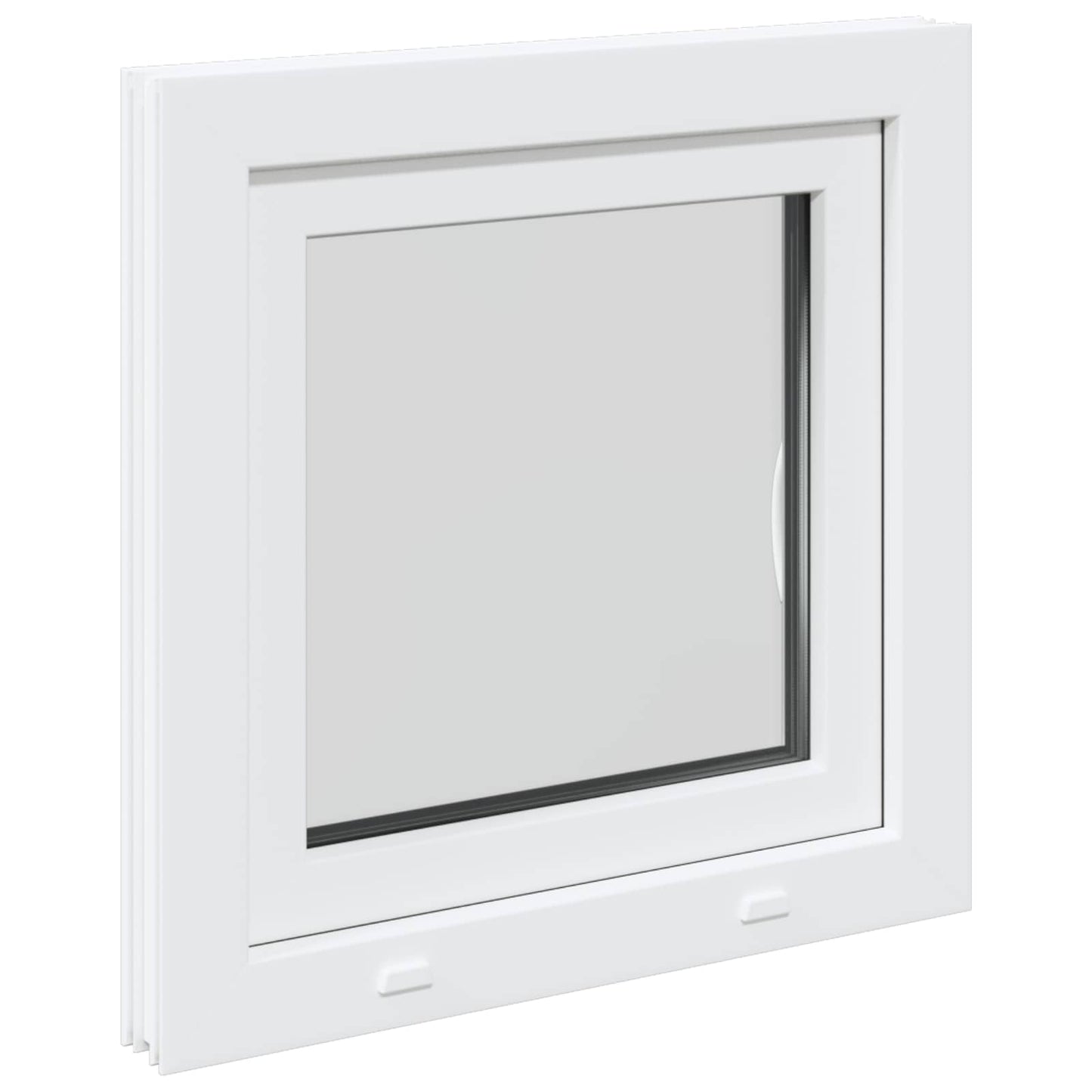 Dönthető és forgatható pinceablak RISOR 50 x 50 cm PVC és Üveg