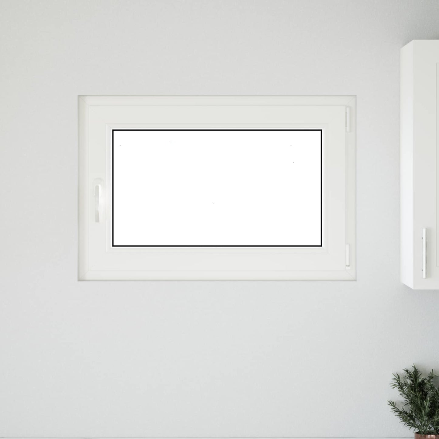 Dönthető és forgatható pinceablak RISOR 90 x 60 cm PVC és Üveg