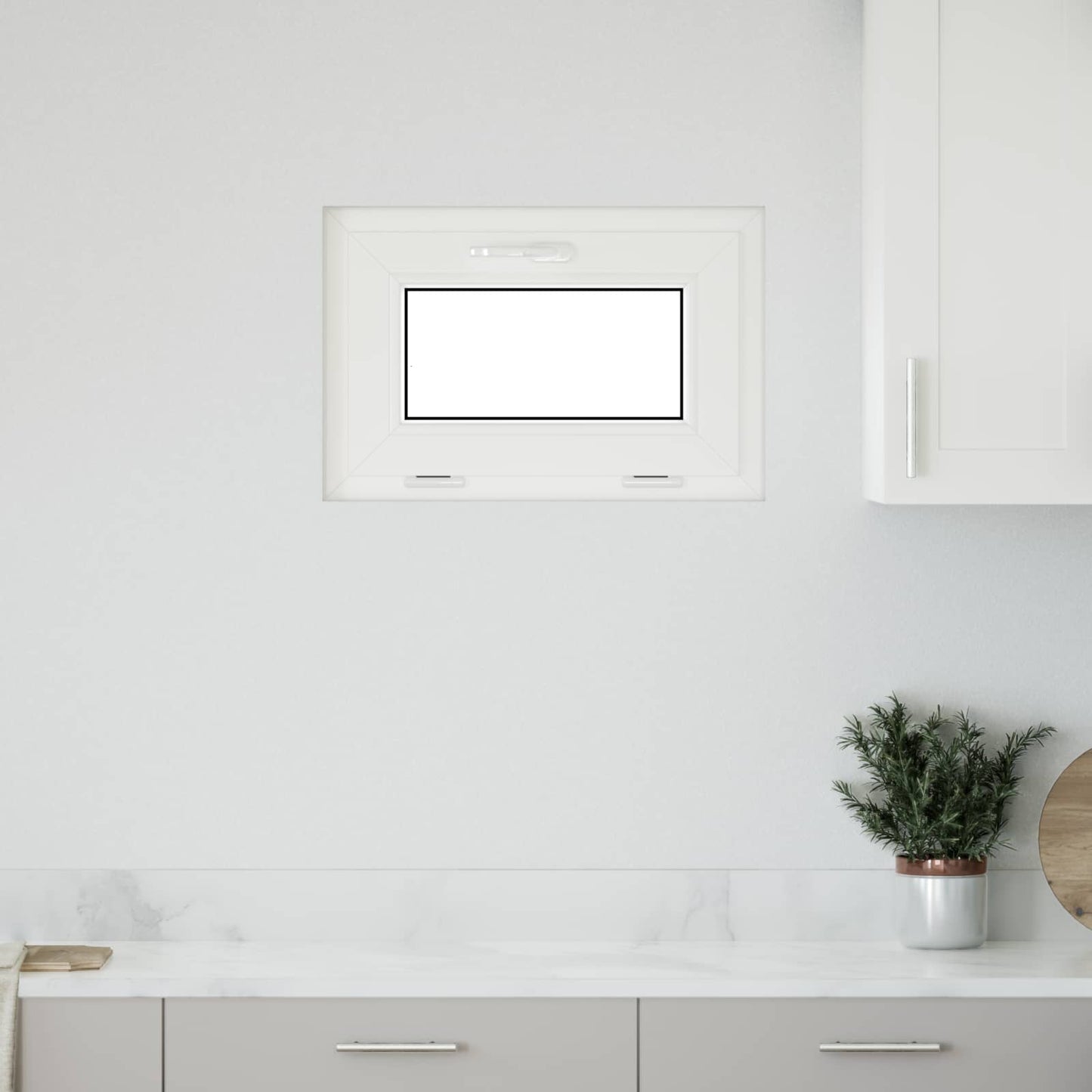 Pinceablak RISOR 60 x 40 cm PVC és átlátszó síküveg
