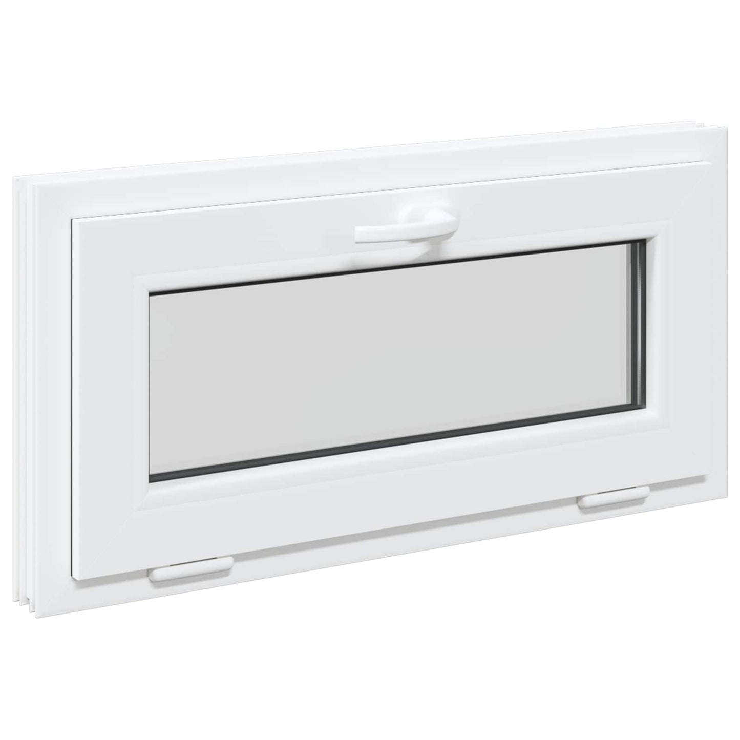 Pinceablak RISOR 80 x 40 cm PVC és átlátszó síküveg