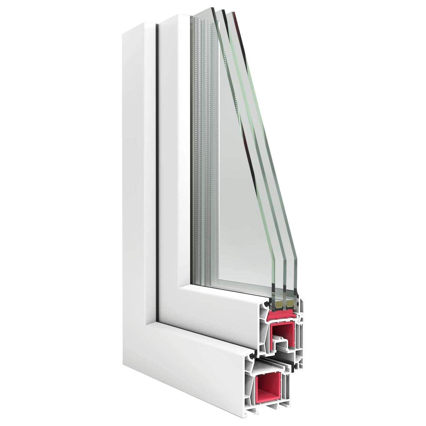 Pinceablak RISOR 90 x 40 cm PVC és átlátszó síküveg