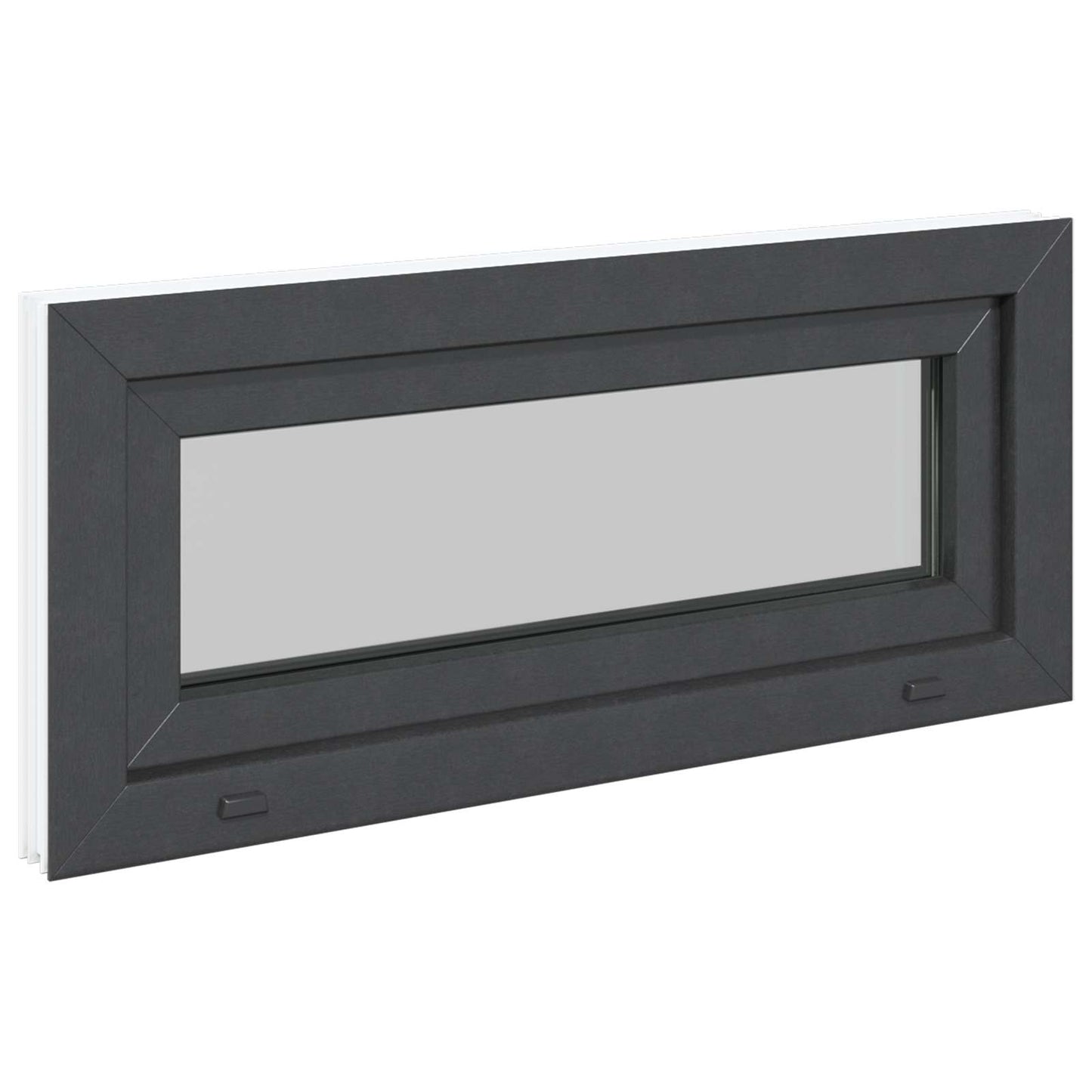 Pinceablak RISOR 90 x 40 cm PVC és átlátszó síküveg