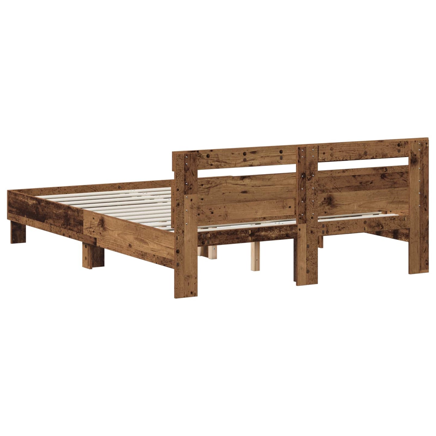 Ágykeret Antik Fa 140 x 190 cm Szerelt Fa