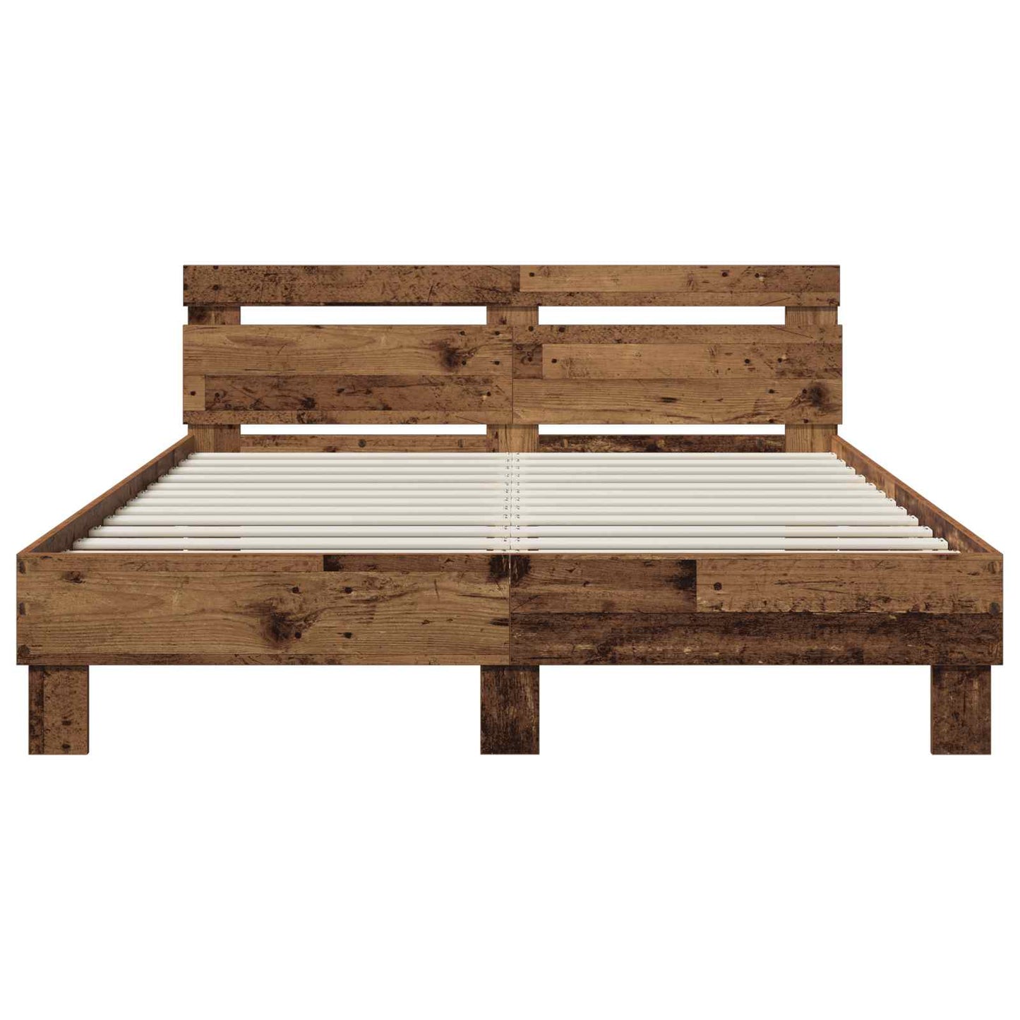 Ágykeret Antik Fa 120 x 190 cm Szerelt Fa