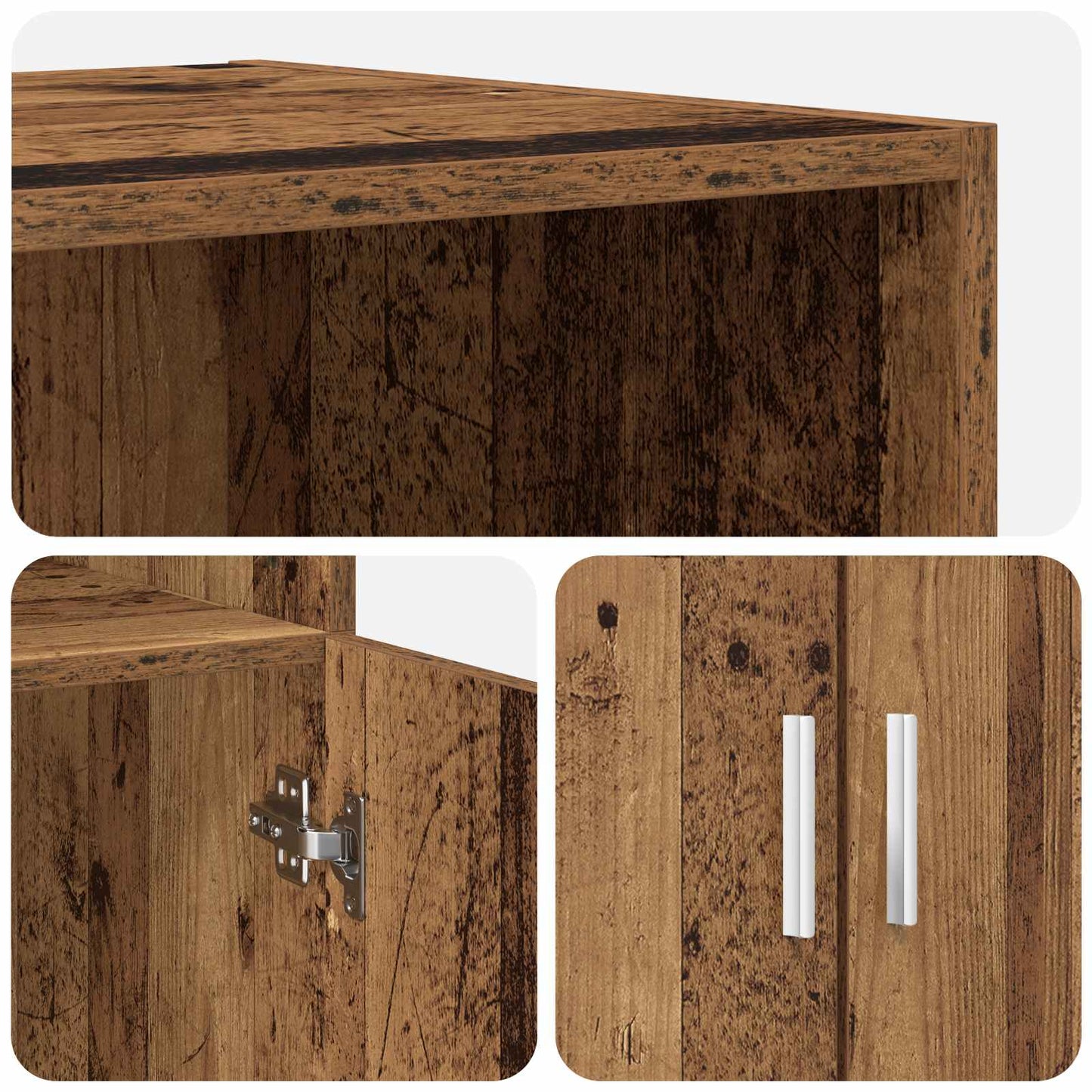 Magasfiú Antik Fa 70 x 42,5 x 185 cm Szerelt Fa