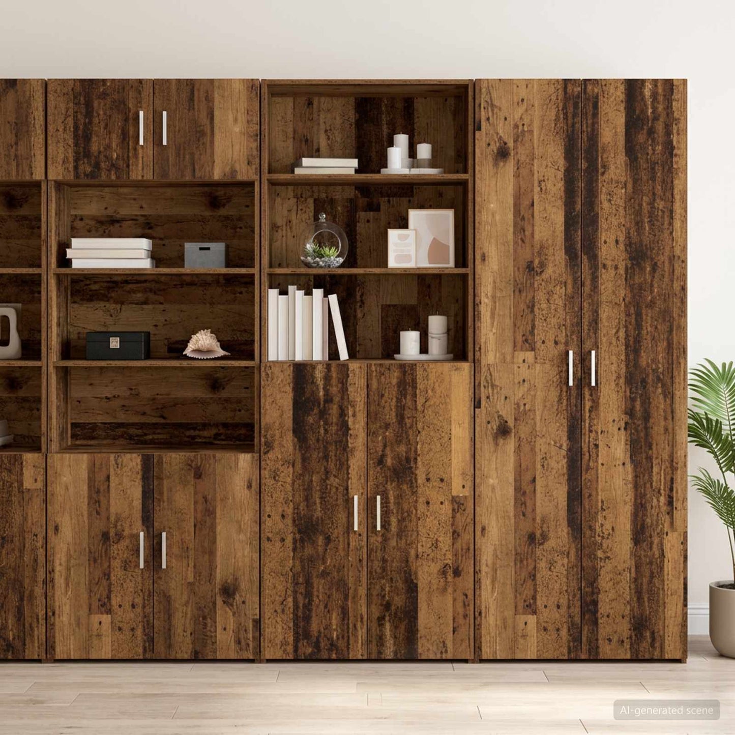 Magasfiú Antik Fa 70 x 42,5 x 185 cm Szerelt Fa