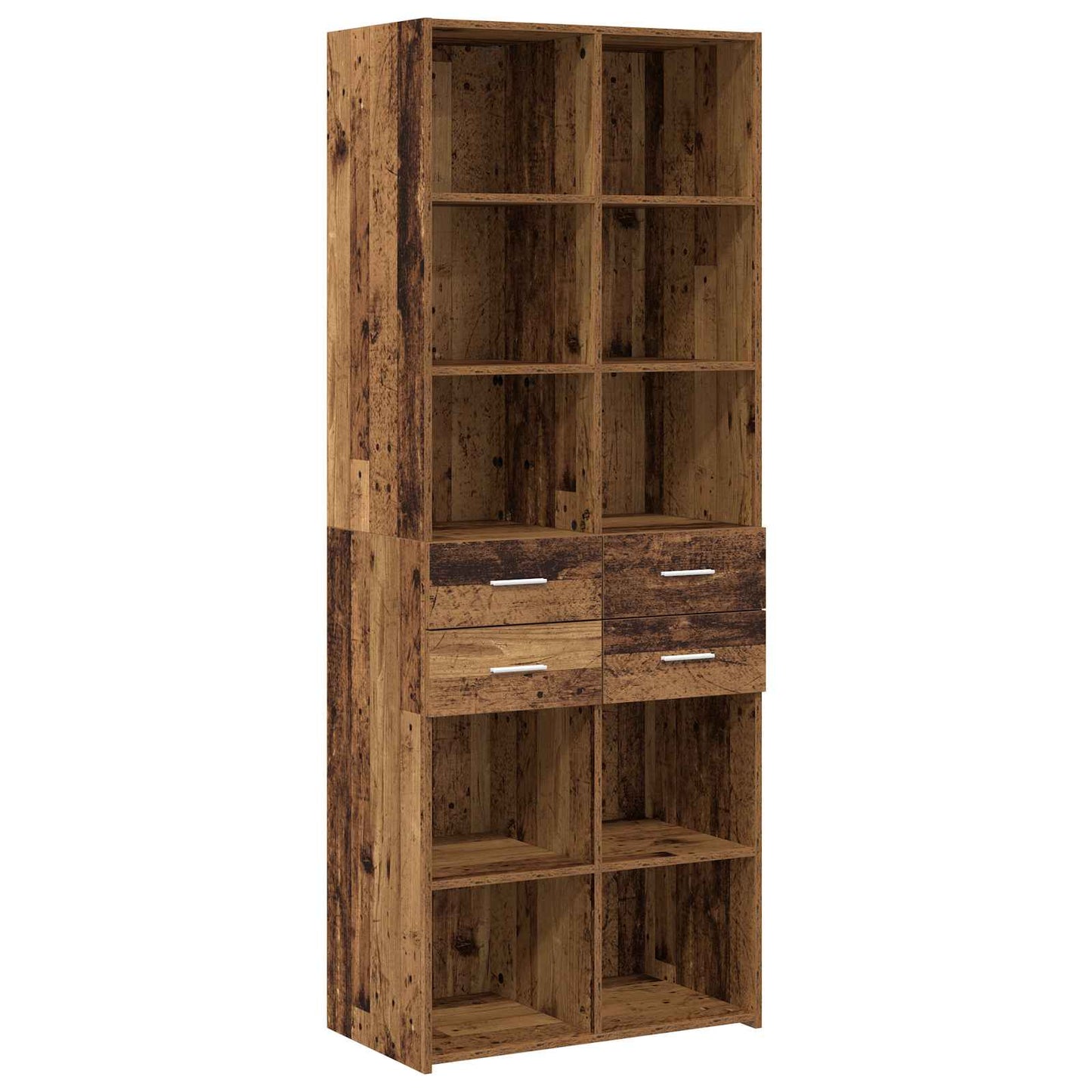 Könyvszekrény Antik fa 30 x 42.4 x 185.2 cm