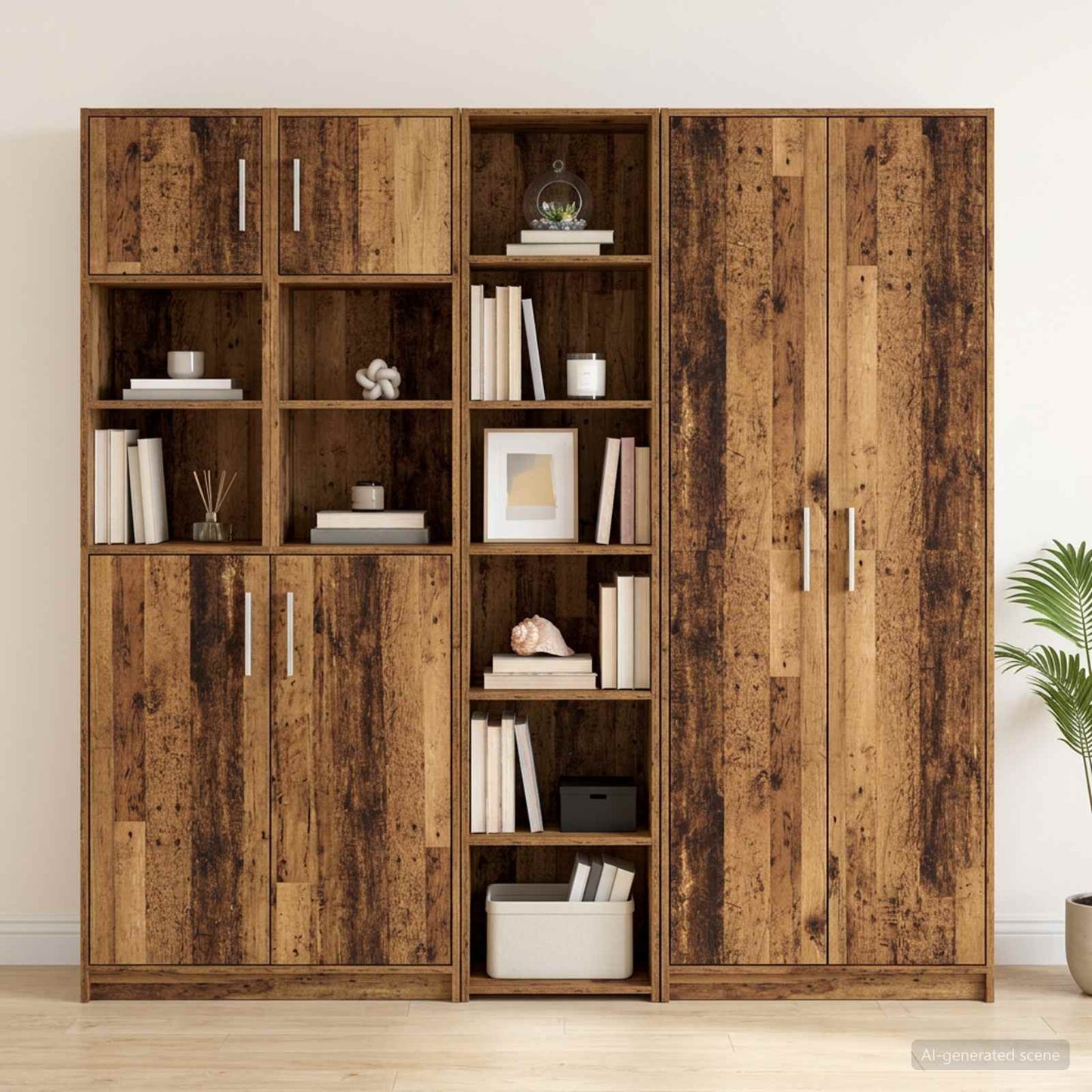 Széf Antik Fa 40 x 41 x 185 cm Szerelt Fa