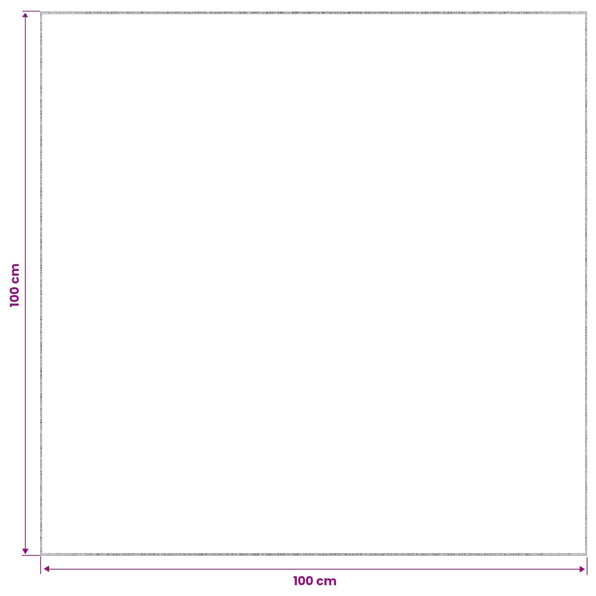 Szőnyeg Bézs 100 x 100 cm 100% poliészter 3 mm