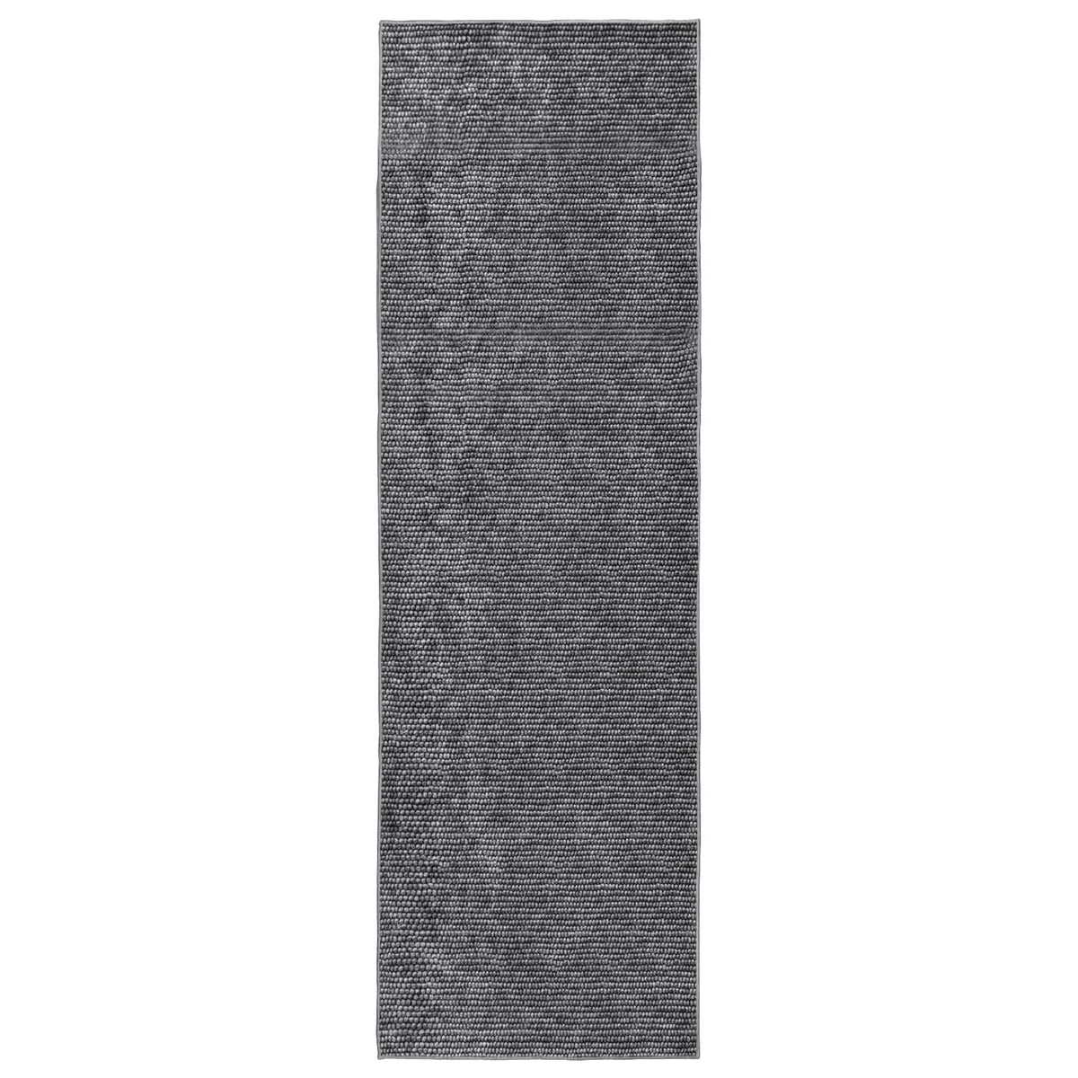 Szőnyeg Antracitszürke 80 x 200 cm 100% poliészter 3 mm