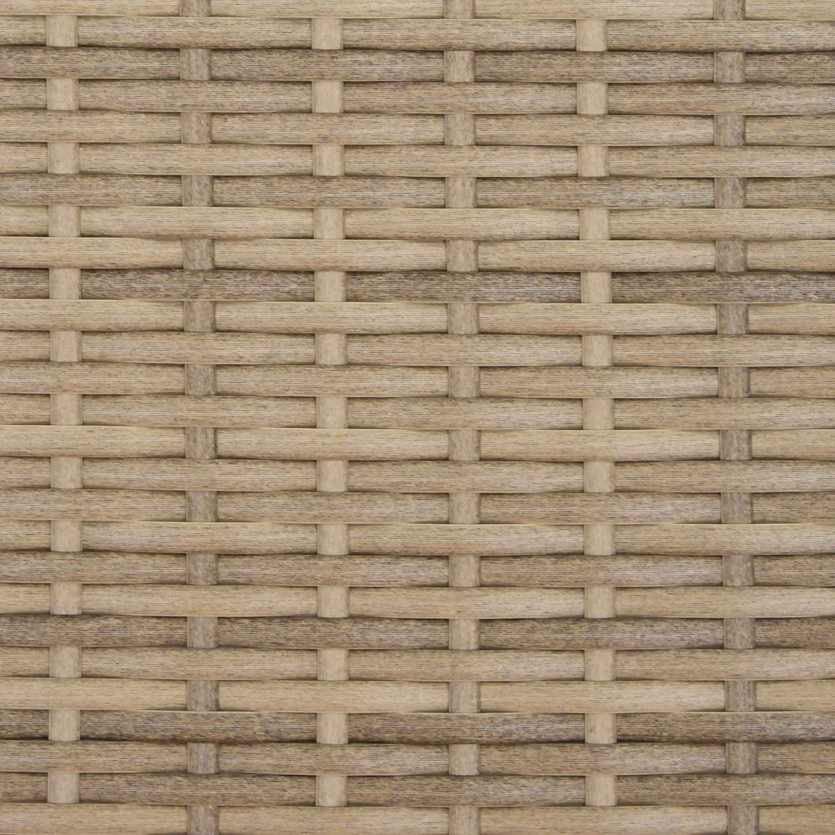 Kanapé Szett 7 db Beige és Krémszínű Poli rattan és acél