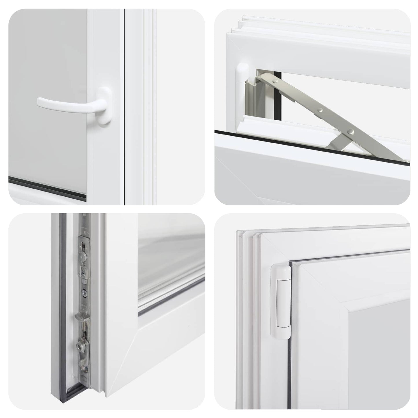 Pinceablak RISOR 70 x 60 cm PVC és Üveg