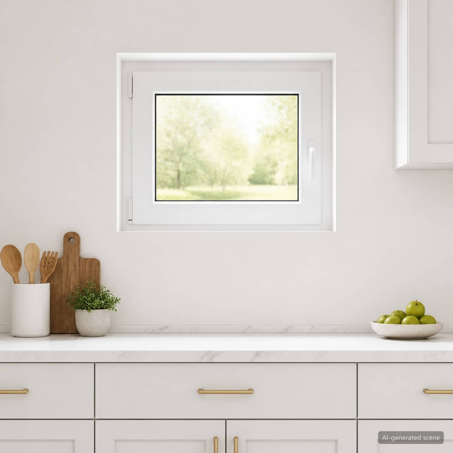 Pinceablak RISOR 70 x 60 cm PVC és Üveg