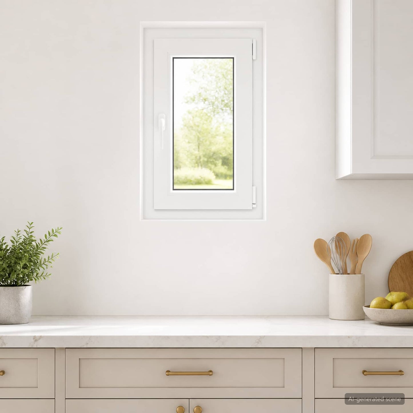 Pinceablak RISOR 40 x 70 cm PVC és Üveg