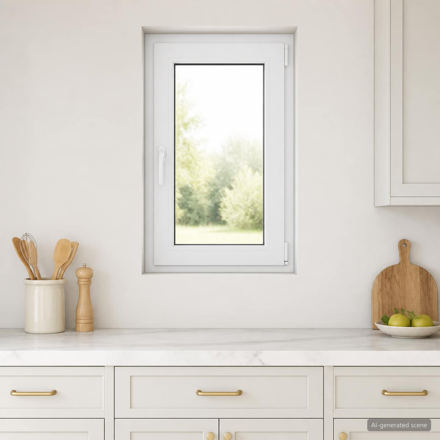Pinceablak RISOR 50 x 100 cm PVC és Üveg