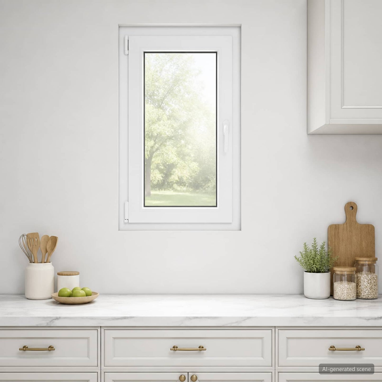 Pinceablak RISOR 50 x 100 cm PVC és Üveg