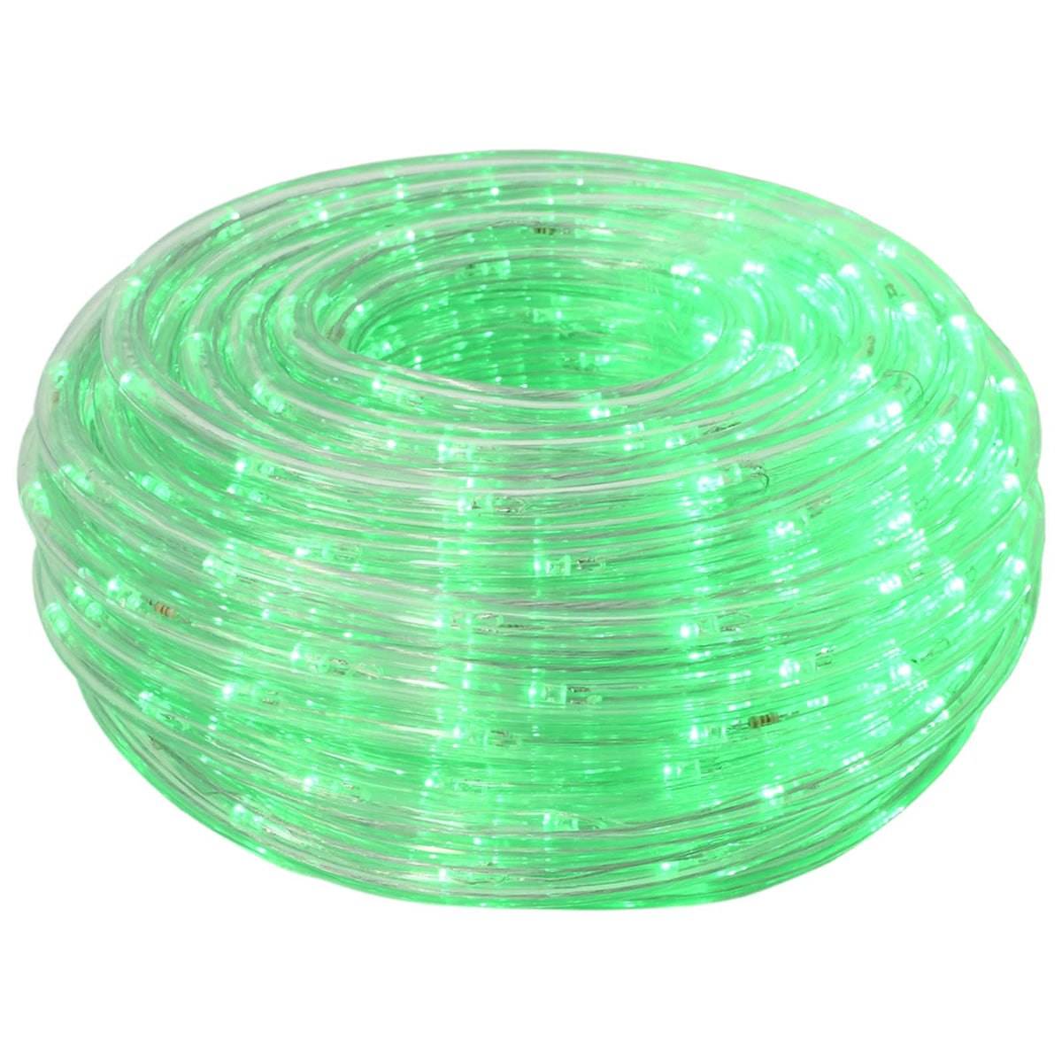 Karácsonyi LED fénykábel 2400 LED Zöld 100 m