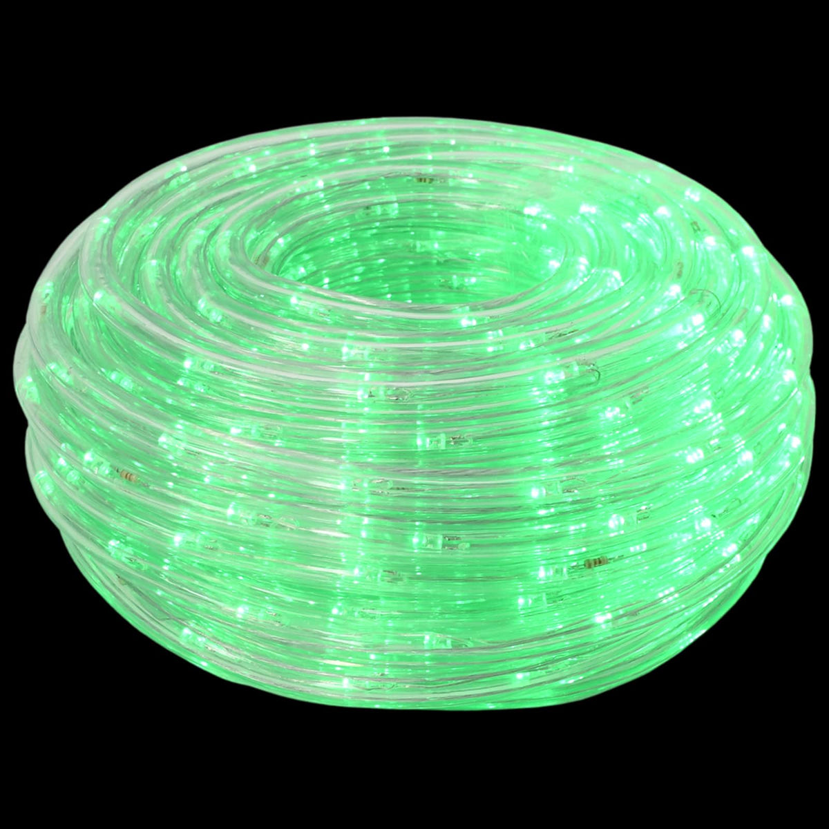 Karácsonyi LED fénykábel 2400 LED Zöld 100 m